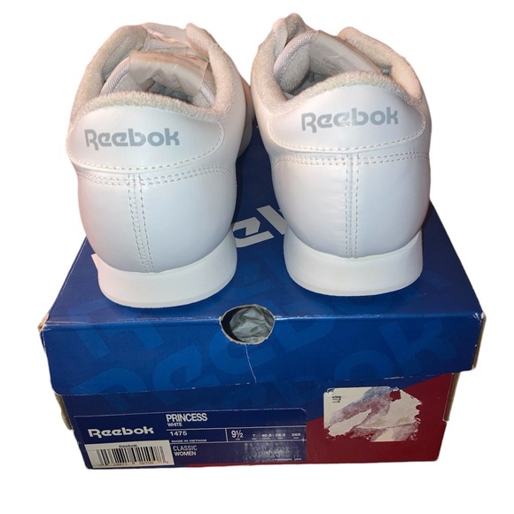 Reebok Princess White White Womens Trainers size 9.5 New in Box - Picture 7 of 7